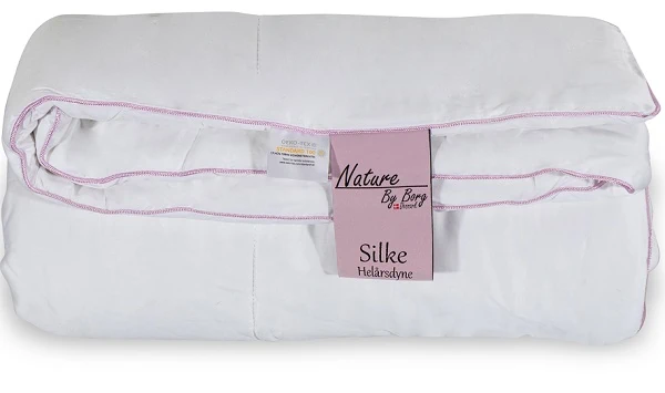 Nature By Borg dyne med silkefyld og bambusbolster