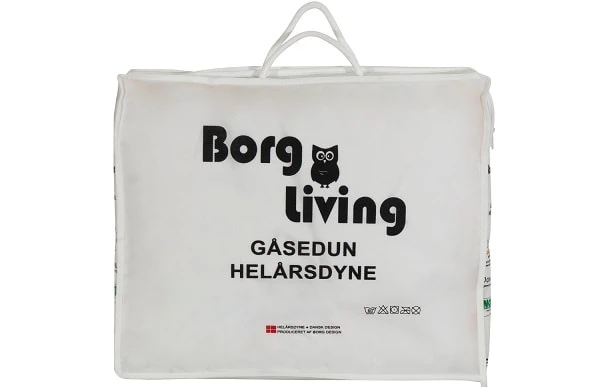 Borg Living juniordyne med gåsedun i taske